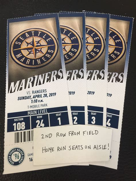 Mariner tickets - You asked, we listened. We're proud to offer Mariners fans a number of value-centric options. Take a look below, there's something for everyone. This special offer includes a general admission ticket for any seat in sections 102-104. Fans can meet friends and family at the ballpark and still find ...